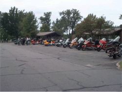 Bikes lined up at Banquet